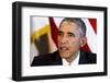Obama-Jacquelyn Martin-Framed Photographic Print