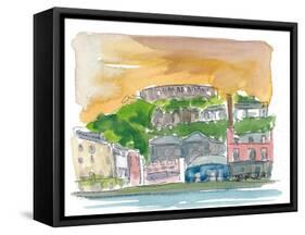 Oban Scotland Harbour-M. Bleichner-Framed Stretched Canvas