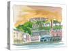 Oban Scotland Harbour-M. Bleichner-Stretched Canvas