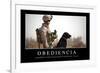 Obediencia. Cita Inspiradora Y Póster Motivacional-null-Framed Photographic Print