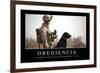 Obediencia. Cita Inspiradora Y Póster Motivacional-null-Framed Photographic Print