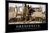 Obediencia. Cita Inspiradora Y Póster Motivacional-null-Mounted Photographic Print