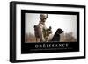 Obéissance: Citation Et Affiche D'Inspiration Et Motivation-null-Framed Photographic Print