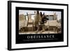 Obéissance: Citation Et Affiche D'Inspiration Et Motivation-null-Framed Photographic Print