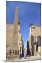 Obelisk, 25 Meters High in Front of Plyon 65 Meters Wide, Luxor Temple-Richard Maschmeyer-Mounted Photographic Print