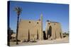 Obelisk, 25 Meters High in Front of Plyon 65 Meters Wide, Luxor Temple-Richard Maschmeyer-Stretched Canvas