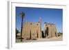 Obelisk, 25 Meters High in Front of Plyon 65 Meters Wide, Luxor Temple-Richard Maschmeyer-Framed Photographic Print