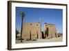 Obelisk, 25 Meters High in Front of Plyon 65 Meters Wide, Luxor Temple-Richard Maschmeyer-Framed Photographic Print