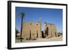 Obelisk, 25 Meters High in Front of Plyon 65 Meters Wide, Luxor Temple-Richard Maschmeyer-Framed Photographic Print