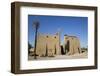 Obelisk, 25 Meters High in Front of Plyon 65 Meters Wide, Luxor Temple-Richard Maschmeyer-Framed Photographic Print