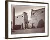 Obelisk and Colossi at the Temple of Luxor-null-Framed Photographic Print