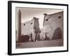 Obelisk and Colossi at the Temple of Luxor-null-Framed Photographic Print