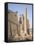 Obelisk and Pylon of Ramesses II, Luxor Temple, Luxor, Thebes, Egypt-Philip Craven-Framed Stretched Canvas