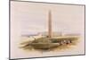 Obelisk at Alexandria, Commonly Called Cleopatra's Needle, from Egypt and Nubia, Vol.1-David Roberts-Mounted Giclee Print