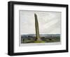 'Obelisk at Forres', Moray, Scotland, 1821-William Daniell-Framed Giclee Print