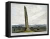 'Obelisk at Forres', Moray, Scotland, 1821-William Daniell-Framed Stretched Canvas