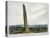 'Obelisk at Forres', Moray, Scotland, 1821-William Daniell-Stretched Canvas