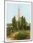 Obelisk at Heliopolis, Egypt, C1870-W Dickens-Mounted Giclee Print