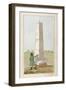 Obelisk at Monken Hadley, Hertfordshire, C1800-null-Framed Giclee Print