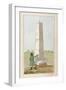 Obelisk at Monken Hadley, Hertfordshire, C1800-null-Framed Giclee Print