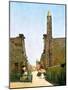 Obelisk at the Temple of Rameses Ii, Luxor, Egypt, 20th Century-null-Mounted Giclee Print