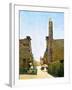 Obelisk at the Temple of Rameses Ii, Luxor, Egypt, 20th Century-null-Framed Giclee Print