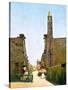 Obelisk at the Temple of Rameses Ii, Luxor, Egypt, 20th Century-null-Stretched Canvas