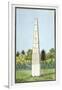 Obelisk Erected on Brockley Hill, Possibly in Lewisham, London, C1795-null-Framed Giclee Print