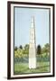 Obelisk Erected on Brockley Hill, Possibly in Lewisham, London, C1795-null-Framed Giclee Print