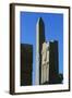 Obelisk, Great Hypostyle Hall, Great Temple of Amun, Karnak Temple Complex, Luxor, Thebes-null-Framed Photographic Print