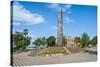 Obelisk in Front of the Pink Cabildo-Michael Runkel-Stretched Canvas