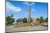 Obelisk in Front of the Pink Cabildo-Michael Runkel-Mounted Photographic Print