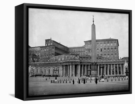 Obelisk in Rome-null-Framed Stretched Canvas