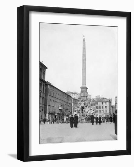 Obelisk in Rome-null-Framed Photographic Print