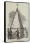 Obelisk in the Rue Des Vieillards-null-Framed Stretched Canvas