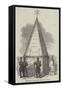 Obelisk in the Rue Des Vieillards-null-Framed Stretched Canvas