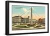 Obelisk in Town Square, Asheville, North Carolina-null-Framed Art Print