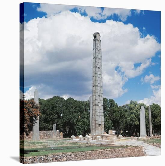 Obelisk of Axum, 4th Century, Tigray Region, Ethiopia-null-Stretched Canvas