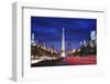 Obelisk of Buenos Aires and Avenida 9 De Julio-Jon Hicks-Framed Photographic Print