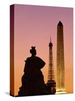 Obelisk of Luxor and Eiffel Tower-Marco Cristofori-Stretched Canvas