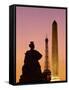 Obelisk of Luxor and Eiffel Tower-Marco Cristofori-Framed Stretched Canvas