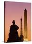 Obelisk of Luxor and Eiffel Tower-Marco Cristofori-Stretched Canvas