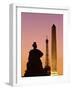 Obelisk of Luxor and Eiffel Tower-Marco Cristofori-Framed Photographic Print