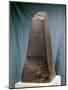 Obelisk of Manishtusu from Susa, circa 2270 BC-Mesopotamian-Mounted Giclee Print