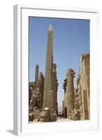 Obelisk of Tuthmosis, Karnak Temple, Luxor, Thebes, Egypt, North Africa, Africa-Richard Maschmeyer-Framed Photographic Print