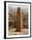 Obelisk on Attuf Ridge, Petra, Jordon. 1st C. B.C. Carved Rock, 6 Metres High-null-Framed Photo