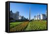 Obelisk on Plaza Republica, Buenos Aires, Argentina, South America-Michael Runkel-Framed Stretched Canvas