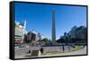 Obelisk on Plaza Republica, Buenos Aires, Argentina, South America-Michael Runkel-Framed Stretched Canvas