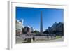 Obelisk on Plaza Republica, Buenos Aires, Argentina, South America-Michael Runkel-Framed Photographic Print