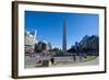 Obelisk on Plaza Republica, Buenos Aires, Argentina, South America-Michael Runkel-Framed Photographic Print